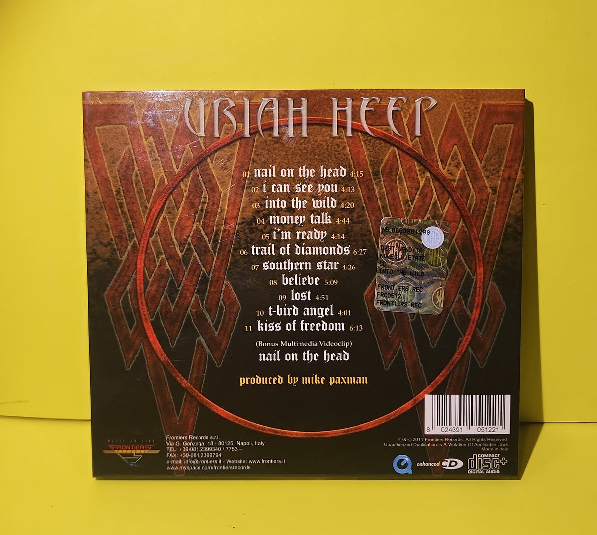Uriah Heep - Into The Wild - 2011 - FR CD 512 Used - VG++ - CDs