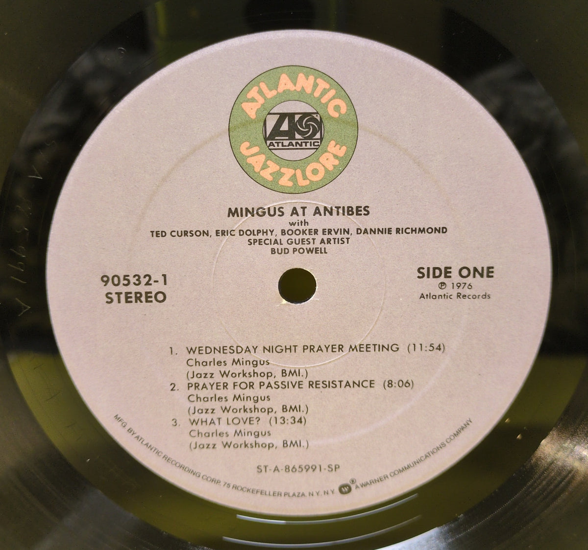 Charles Mingus - Mingus At Antibes - 1986 - 90532-1 Used - VG++ - Vinyl - Remastered - Promo
