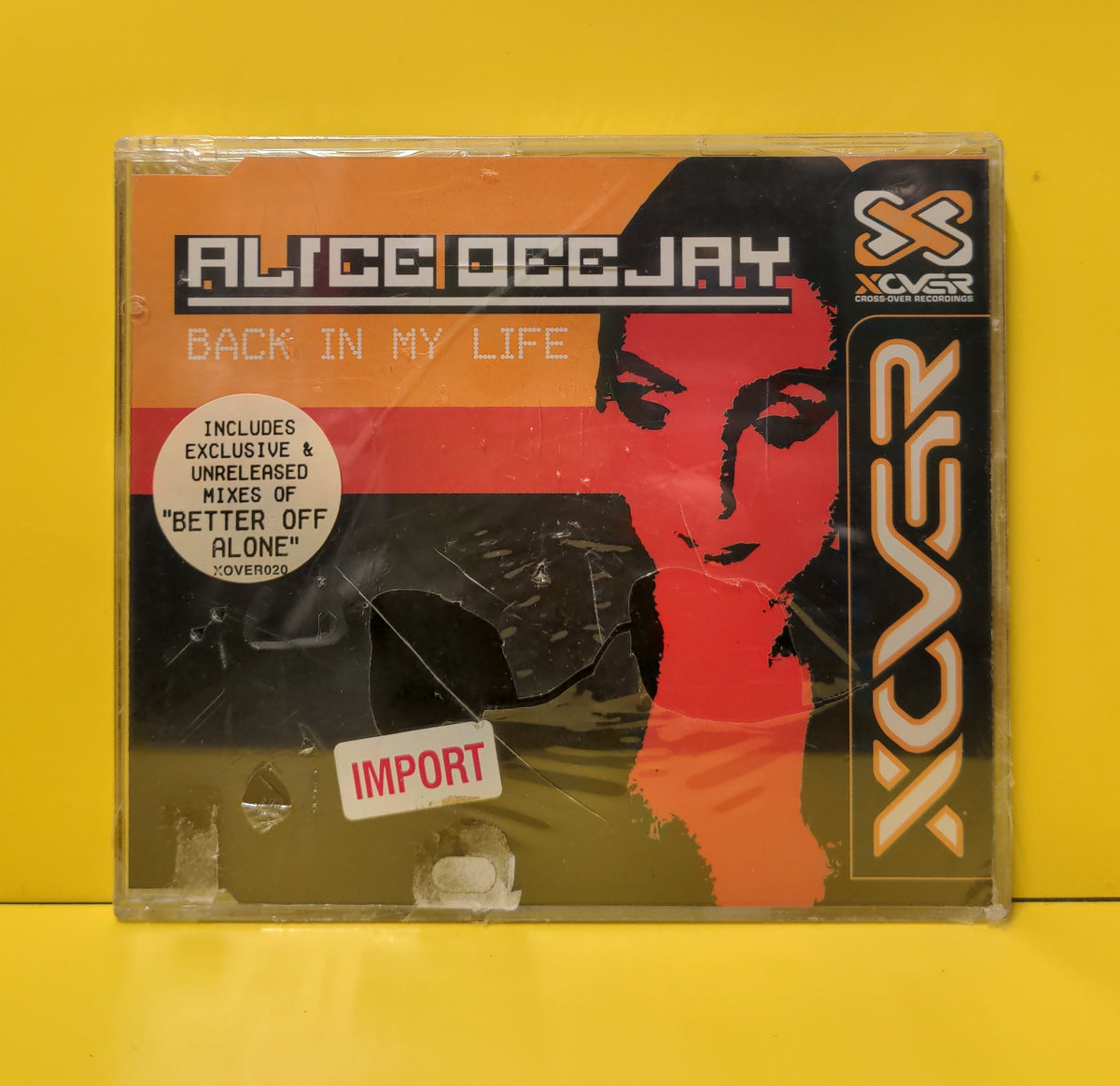 Alice Deejay - Back In My Life - 1999 - XOVER020 New - Sealed - CDs