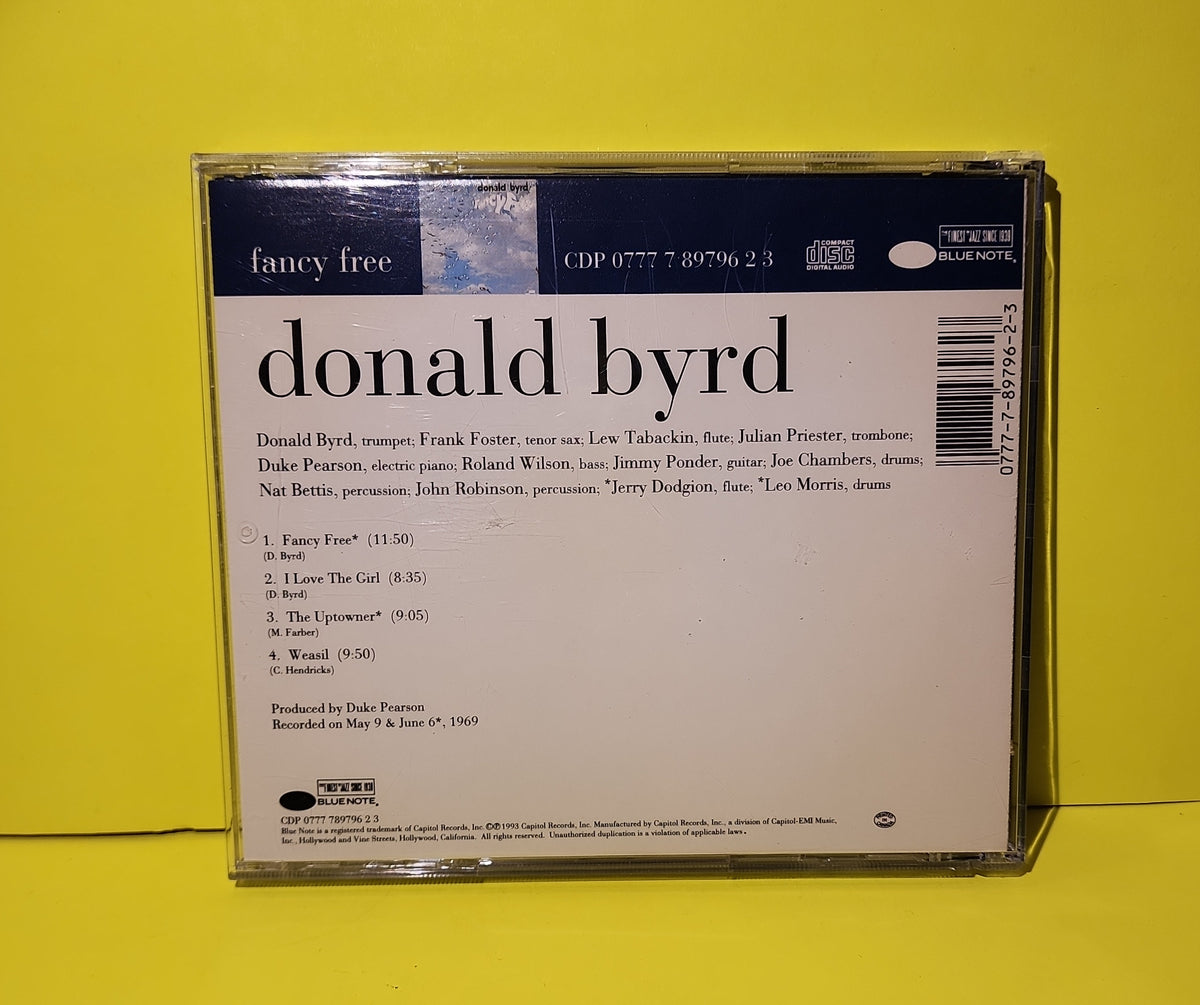 Donald Byrd - Fancy Free - 1993 - CDP 0777 7 89796 2 3 Used - VG++ - CDs