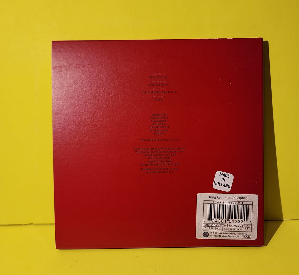 King Crimson - Discipline - CDVKCX8 Used - NM - CDs