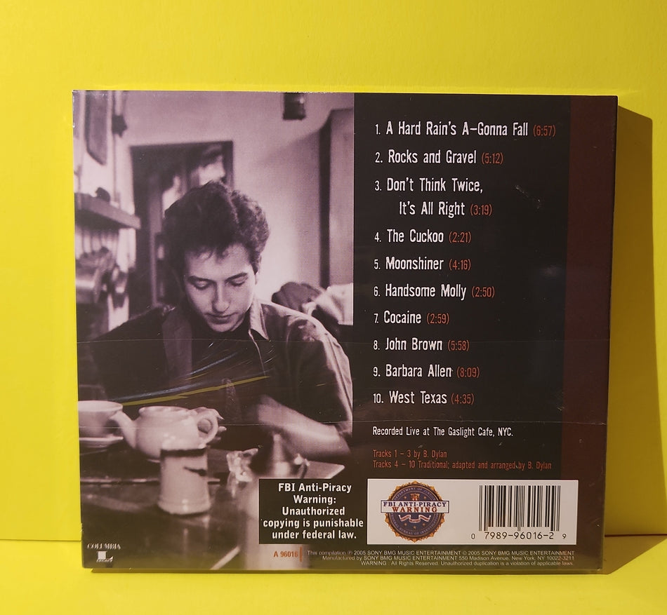 Bob Dylan - Live At The Gaslight 1962 - 2005 - A 96016 New - Sealed - CDs