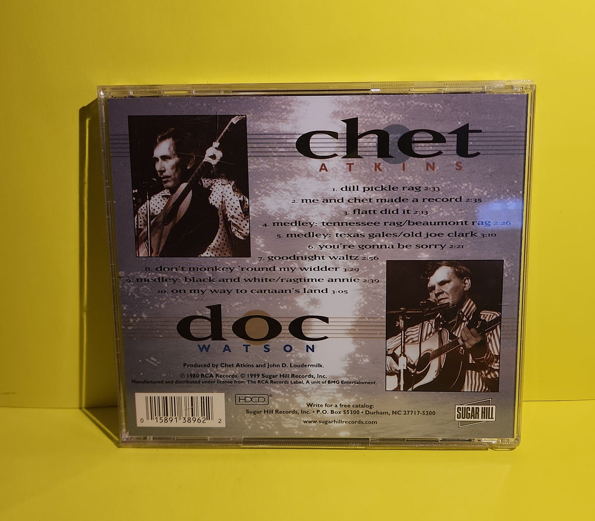 Chet Atkins And Doc Watson - Reflections - 1999 - SHCD-3896 Used - EX - CDs