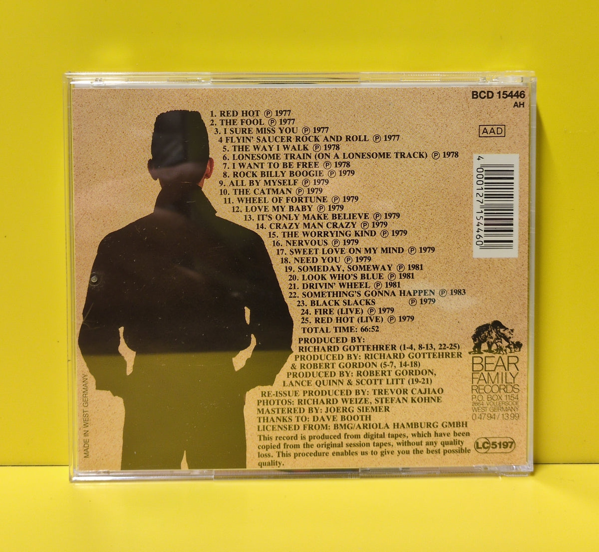 Robert Gordon - Is Red Hot - 1989 - BCD 15446 AH Used - EX - CDs - Reissue