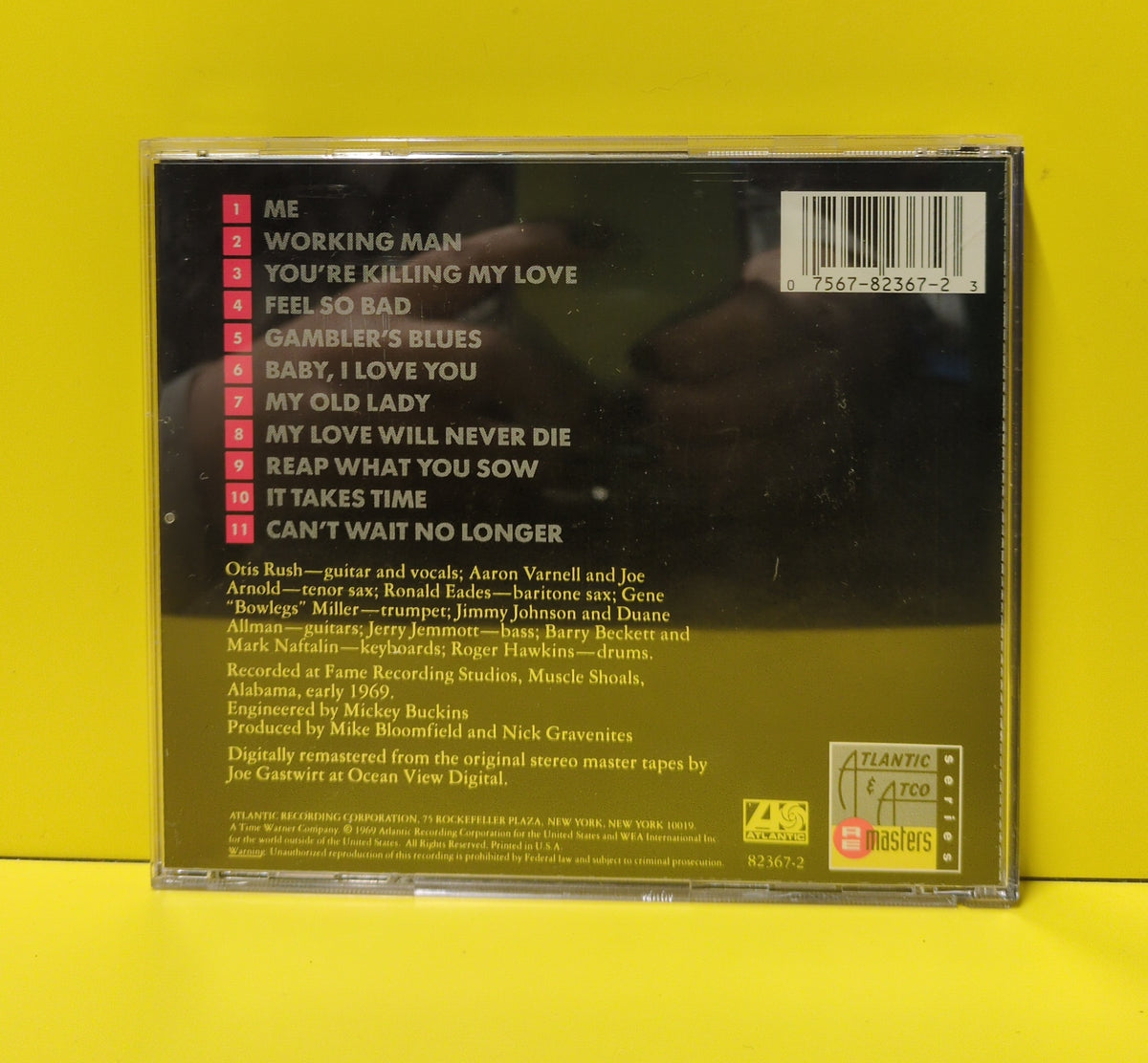 Otis Rush - Mourning In The Morning - 7 82367-2 Used - NM - CDs - Reissue - Remastered