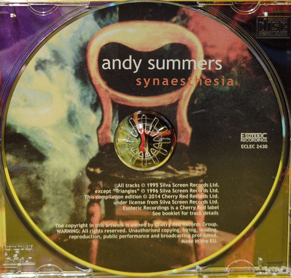 Andy Summers - Synaesthesia - 2014 - ECLEC 2430 Used - EX - CDs