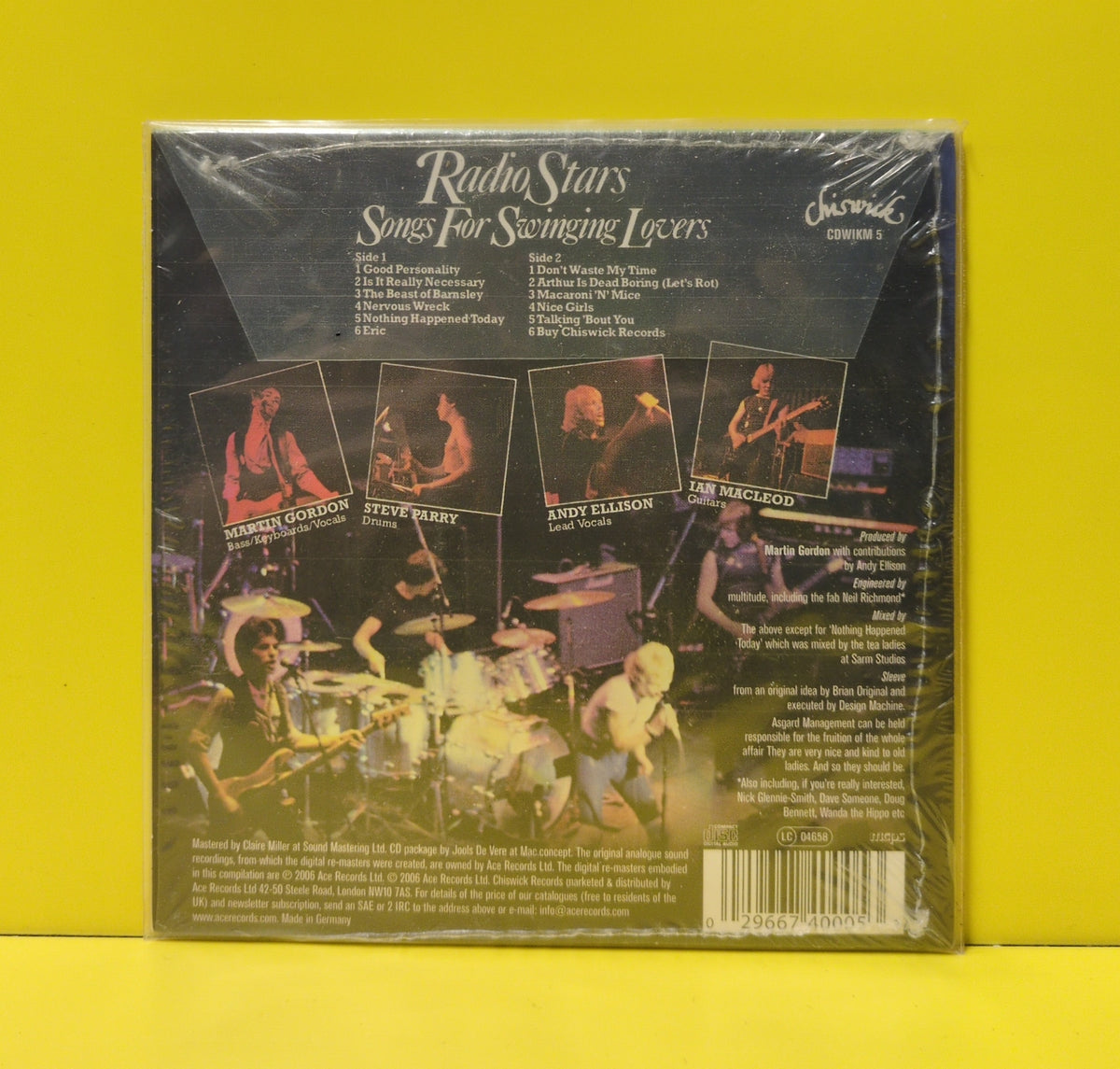 Radio Stars - Songs For Swinging Lovers - 2006 - CDWIKM 5 New - Sealed - CDs