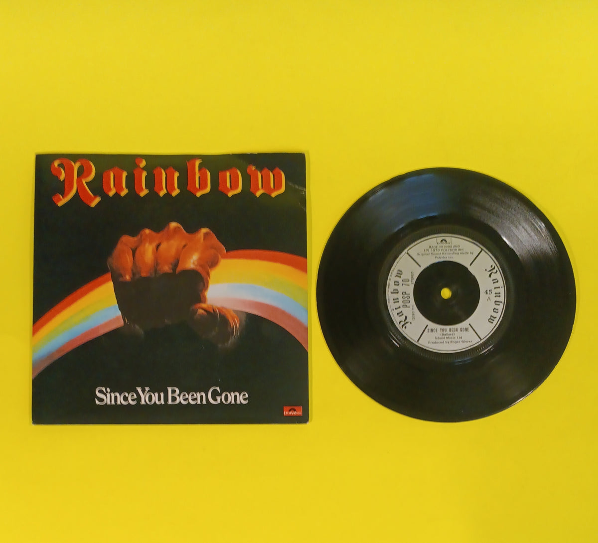 Rainbow - Since You Been Gone (UK 7") - 1979 - POSP 70 Used - EX - Vinyl