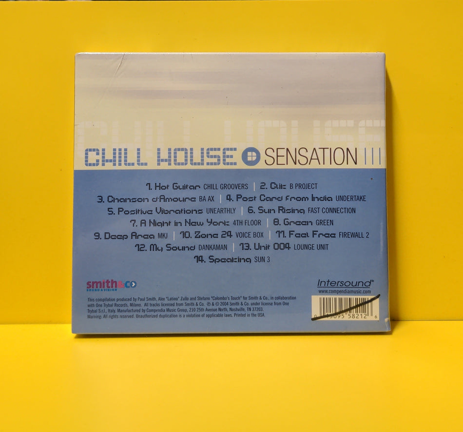 Various - Chill House Sensation New York - 2004 - 5821 New - Sealed - CDs