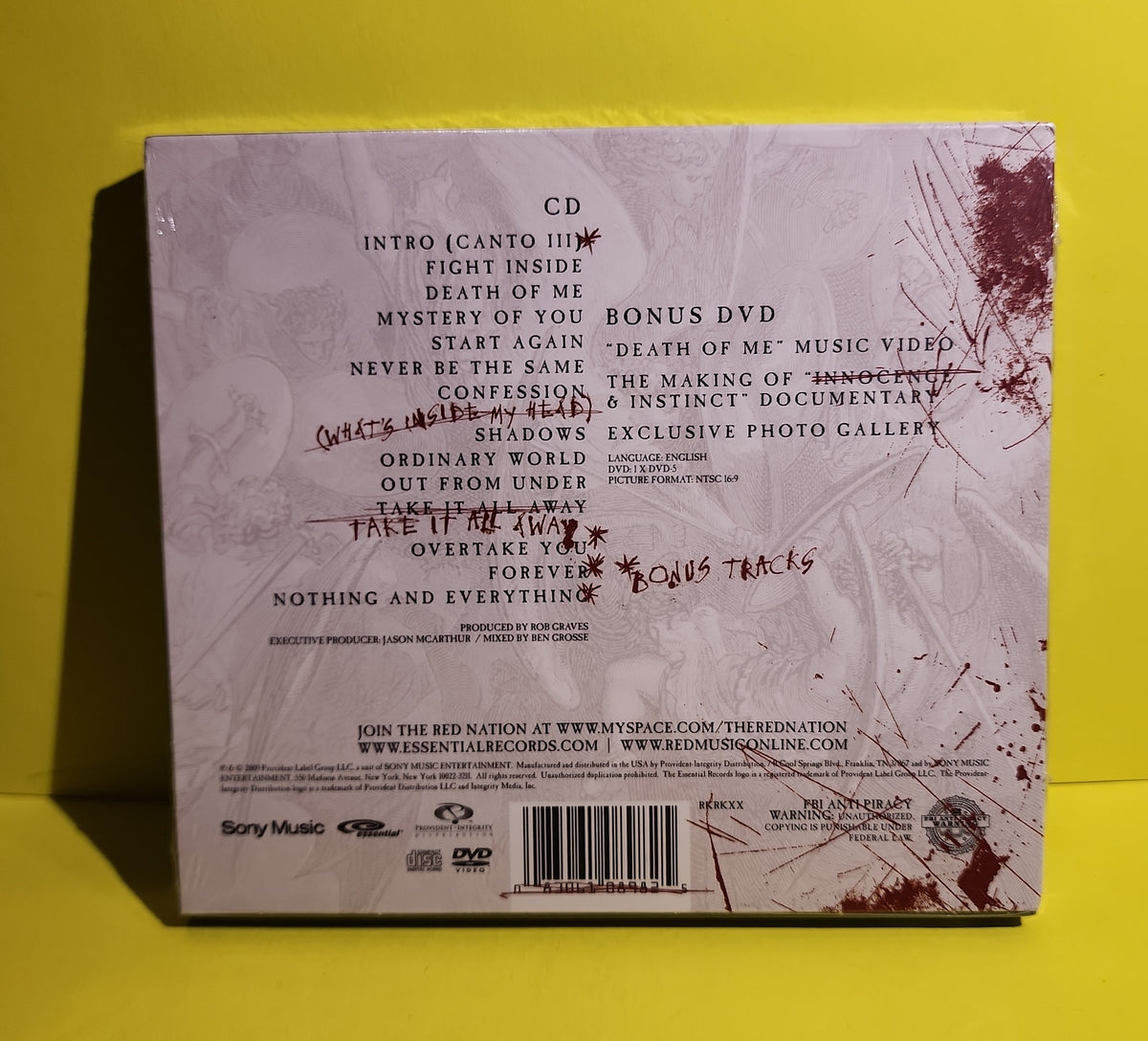 Red (44) - Innocence & Instinct - 2009 - 83061 0898 2 New - Sealed - CDs
