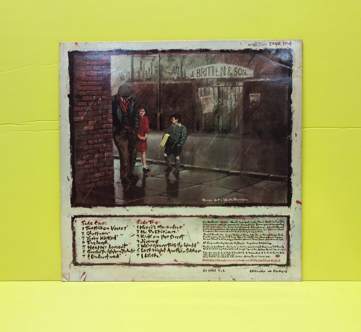Angelic Upstarts - 2,000,000 Voices - 1981 - ZONO 104 Used - VG++ - Vinyl