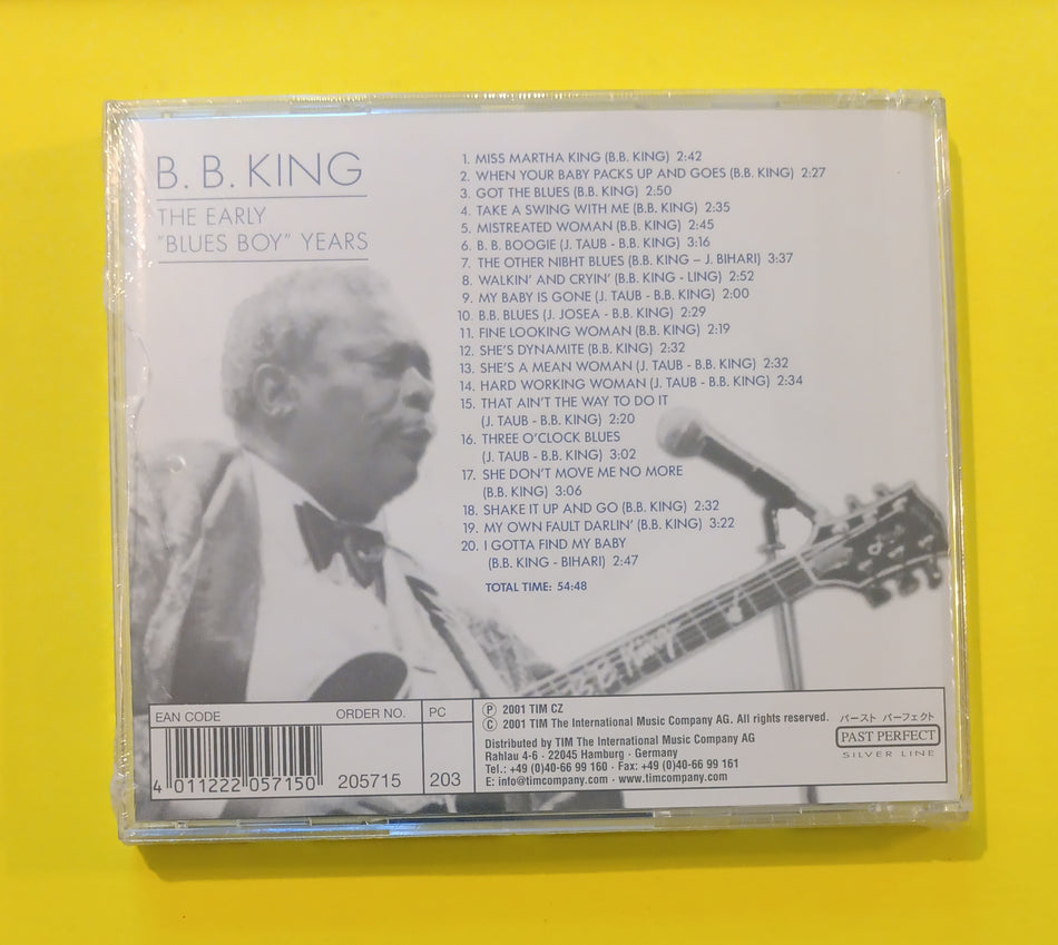 B.B. King - The Early "Blues Boy" Years - 2001 - 205715-203 New - Sealed - CDs