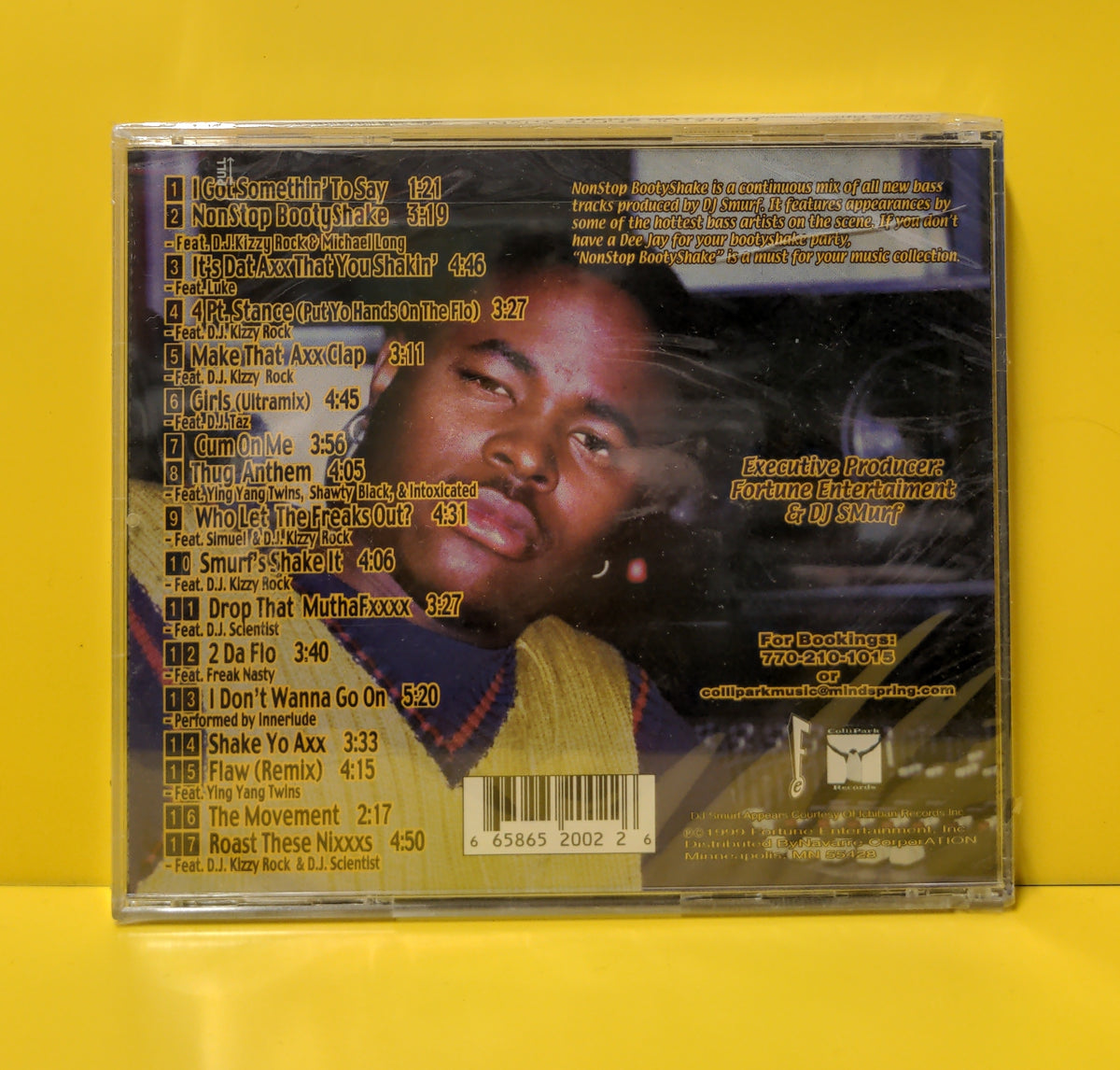 DJ Smurf - NonStop Booty Shake - 1999 - FE 2002-2 New - Sealed - CDs