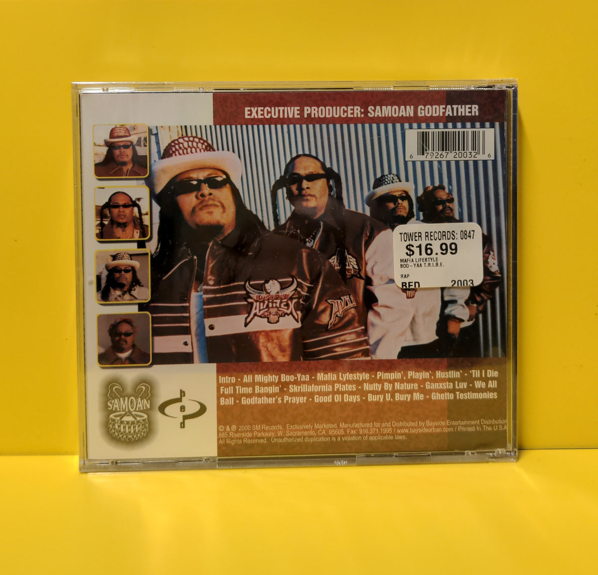 Boo-Yaa T.R.I.B.E. - Mafia Lifestyle - 2000 - SMR2003-2 New - Sealed - CDs