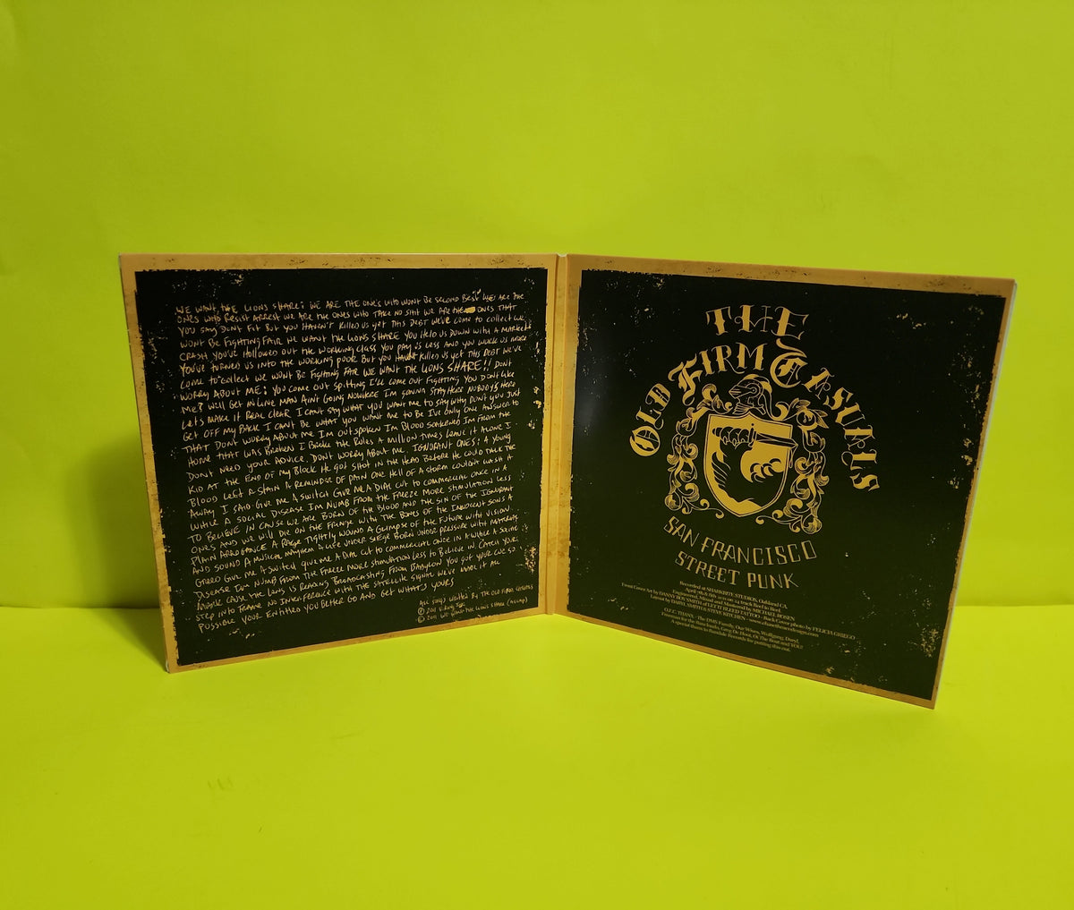 The Old Firm Casuals - 7" We Want The Lions Share - 2011 - RAN 085 New - NM - Vinyl