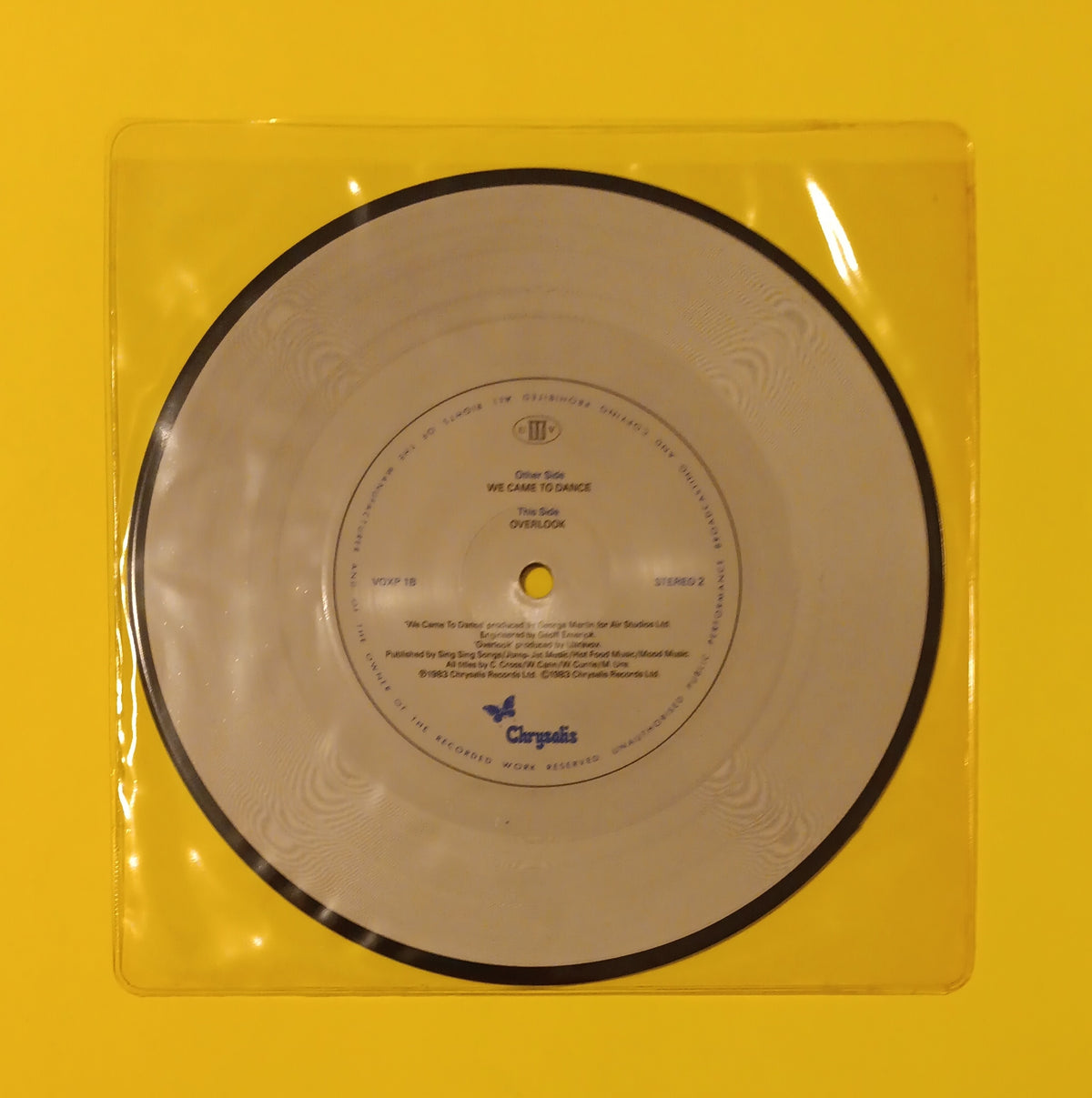 Ultravox - We Came To Dance (UK 7" Pic Disc) - 1983 - VOXP 1 Used - VG++ - Vinyl