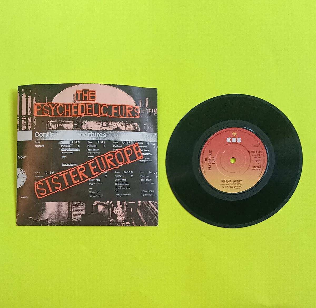 The Psychedelic Furs  - Sister Europe / **** (UK 7") - 1980 - S CBS 8179 Used - VG++ - Vinyl