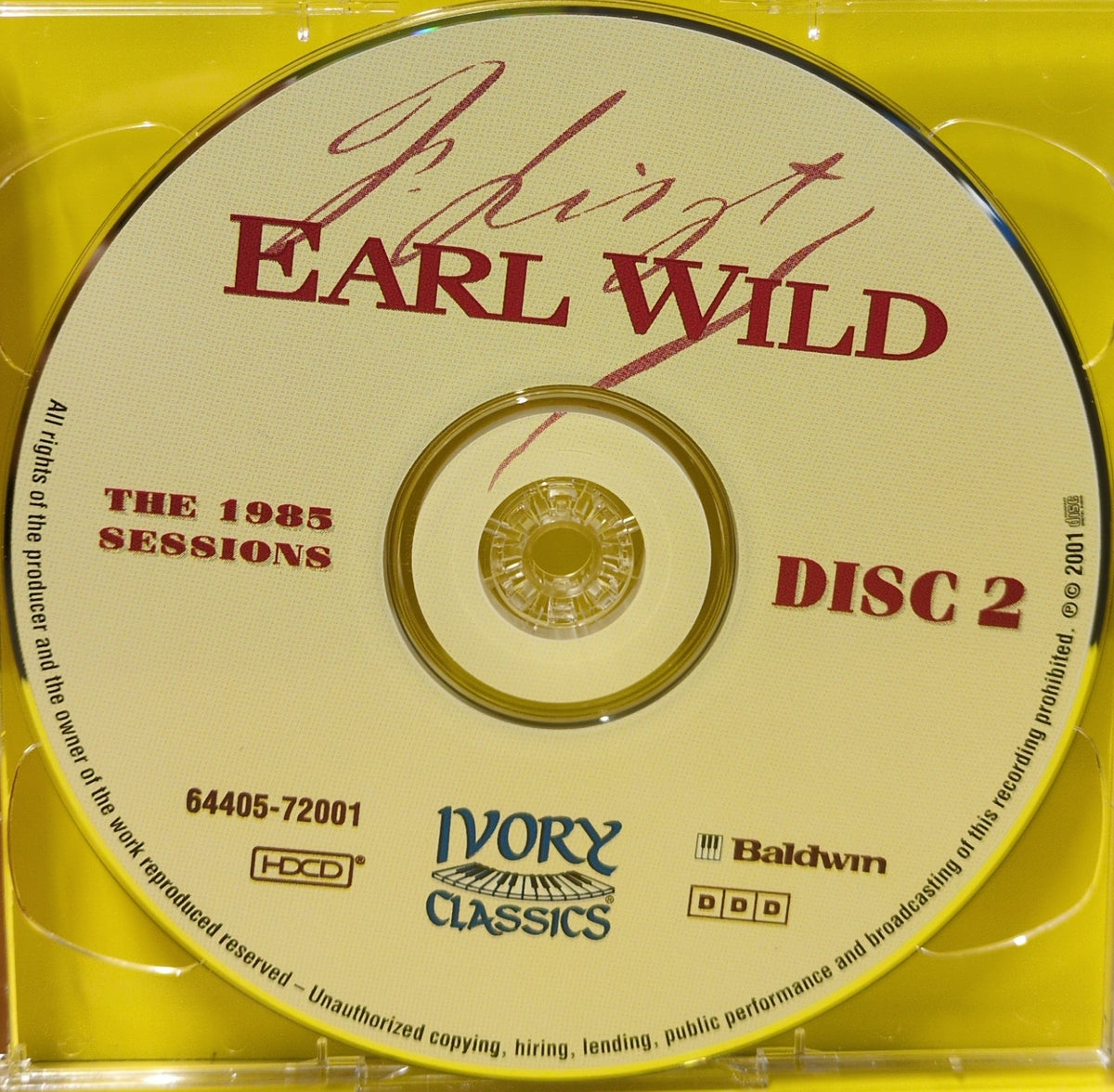 Earl Wild : Liszt - (The 1985 Sessions) - 2001 - 72001 Used - EX - 2xCD