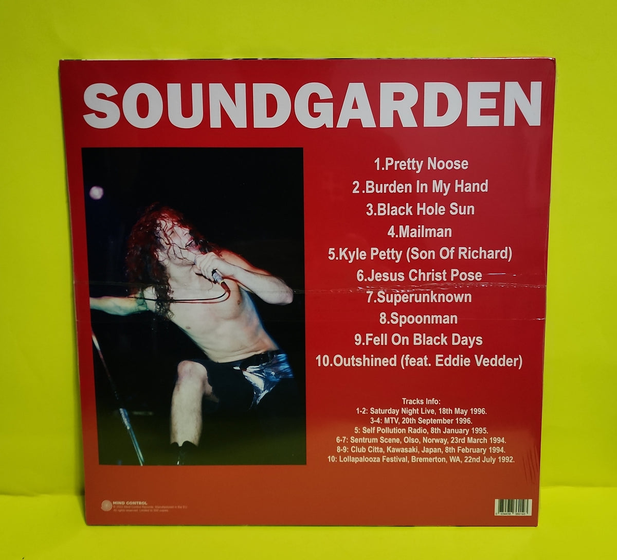 Soundgarden - Behold The Ugly Groove! (Rare & Live Tracks) - 2022 - MIND805 New - Sealed - Vinyl