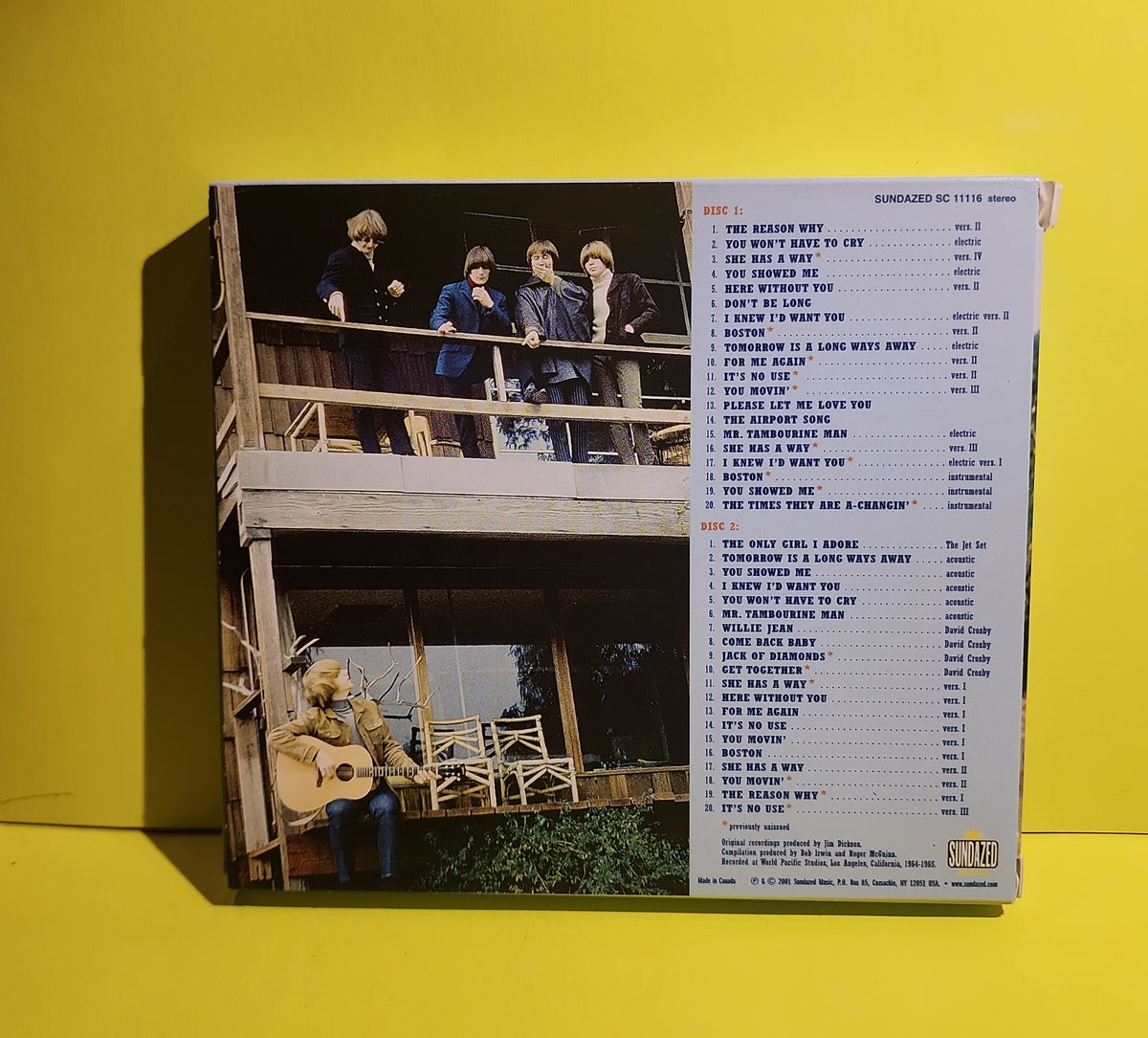 The Byrds - The Preflyte Sessions - 2001 - SC 11116 Used - NM - CDs