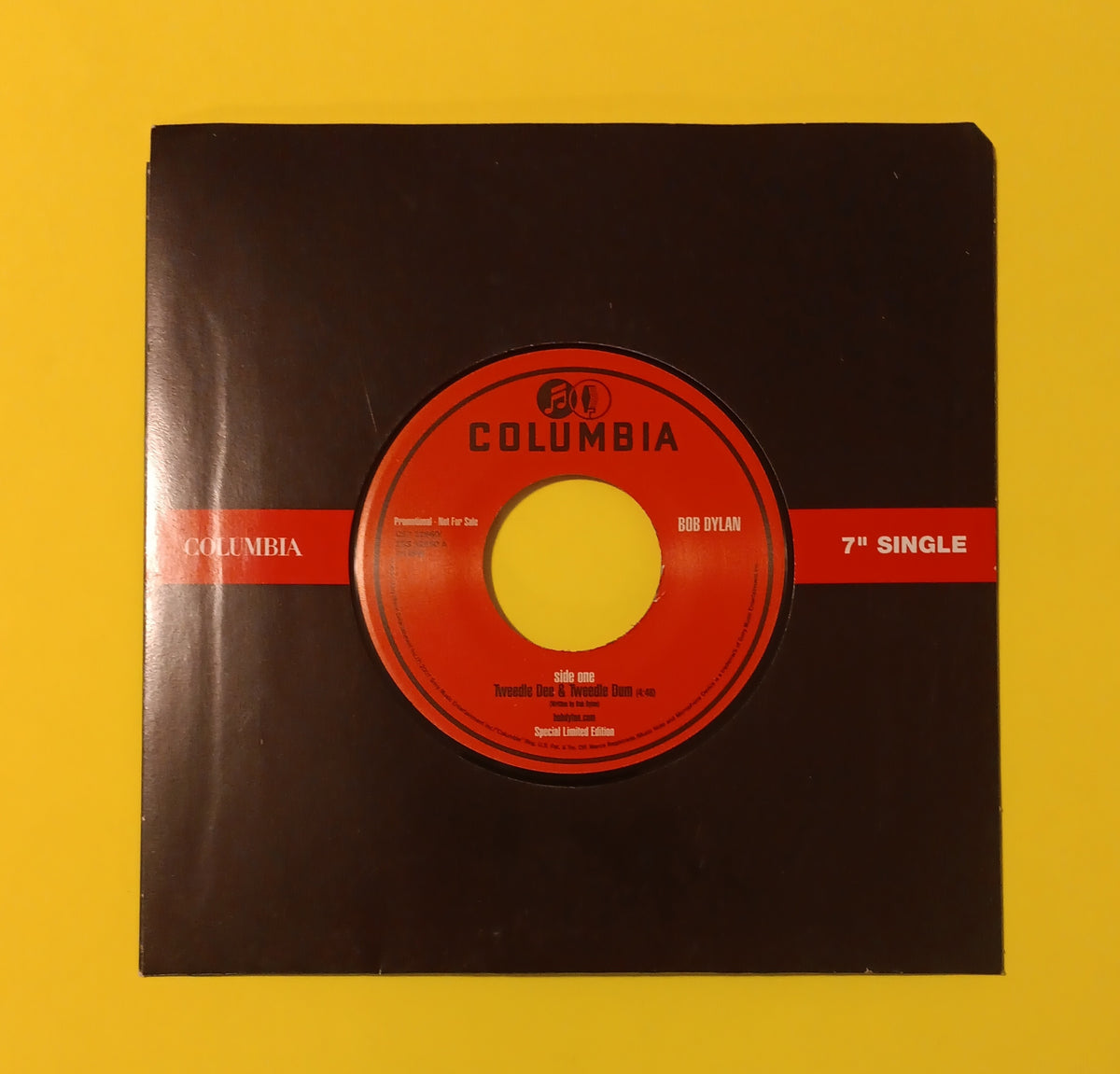 Bob Dylan - Tweedle Dee & Tweedle Dum - 2001 - CS7 32660 Used - NM - Promo 7" Vinyl