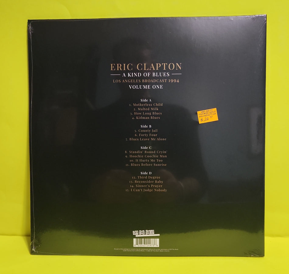 Eric Clapton - A Kind Of Blues Volume One (Los Angeles Broadcast 1994) - 2021 - OTS007 New - Sealed - Vinyl