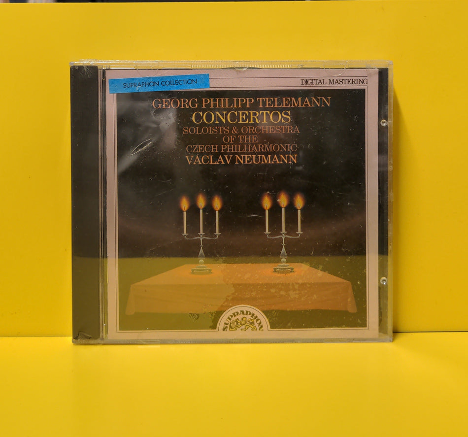 Georg Philipp Telemann, The Czech Philharmonic Orchestra, Václav Neumann - Concertos - 1988 - 11 0645-2 011 New - Sealed - CDs