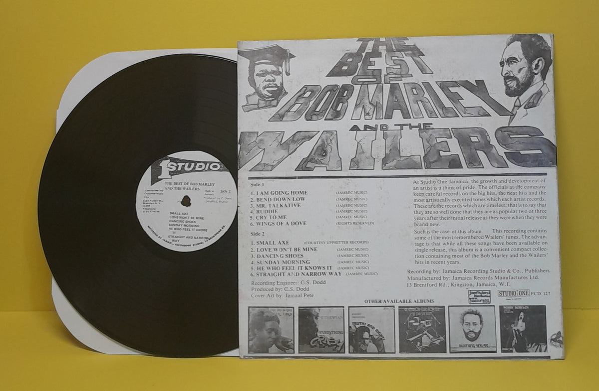 Bob Marley & The Wailers - The Best Of Bob Marley & The Wailers - FCD-127/ SOLP 127 Used - VG++ - Vinyl
