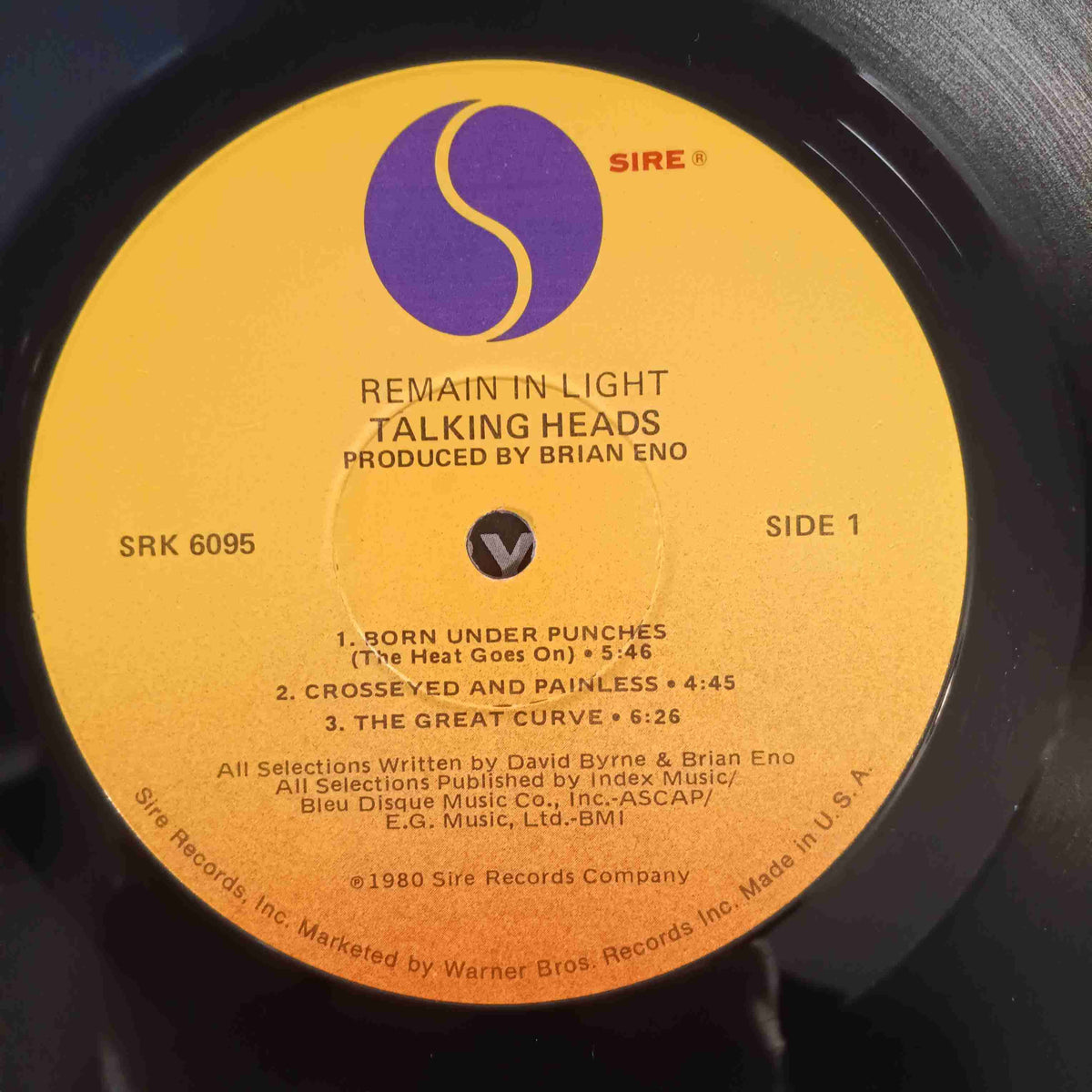 Talking Heads - Remain In Light (w. Insert) - 1980 - SRK 6095 Used - VG++ - Vinyl