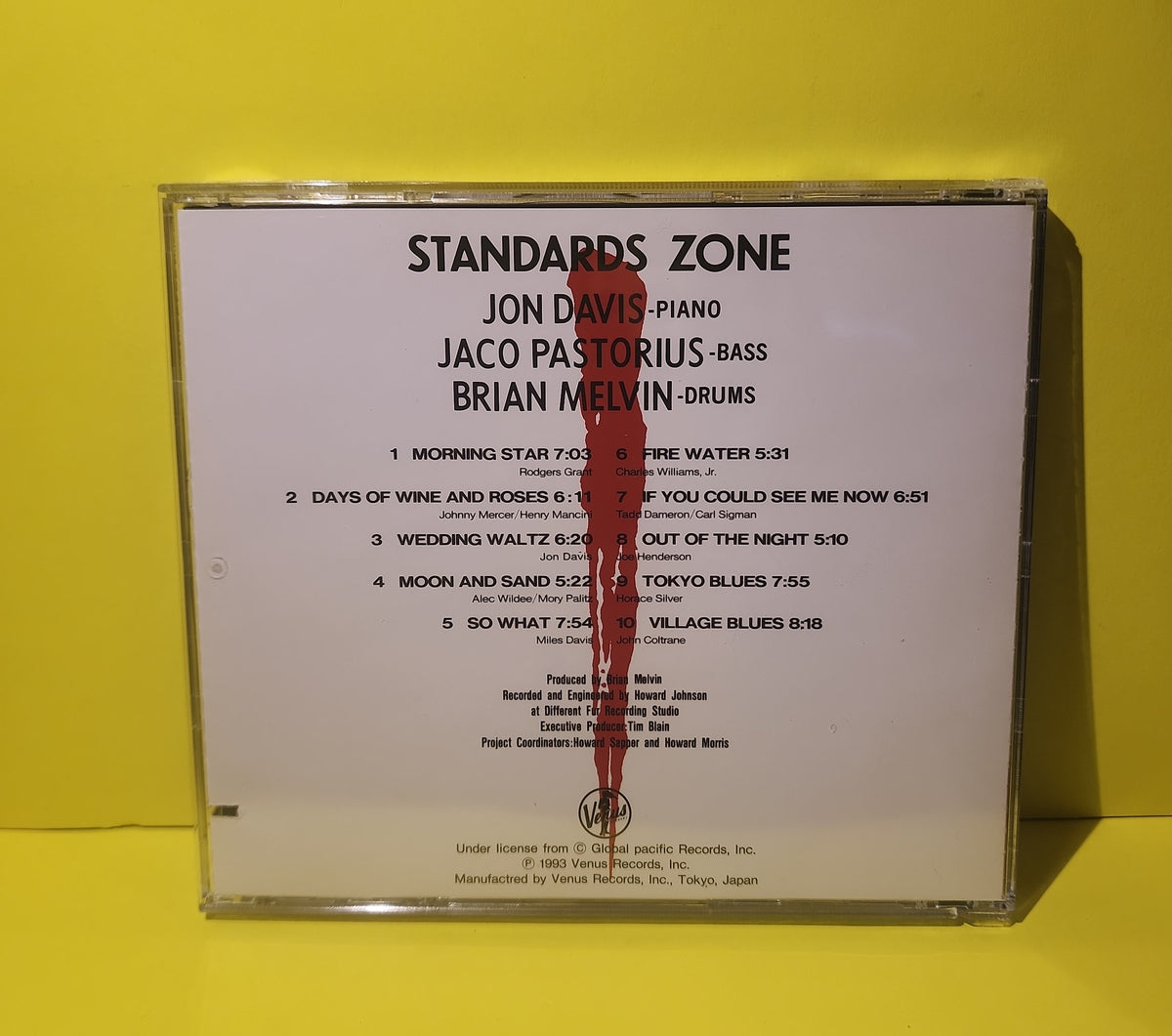The Brian Melvin Trio / Jaco Pastorius and John Davis - Standards Zone  - 1993 - TKCZ-79003 Used - NM - CDs