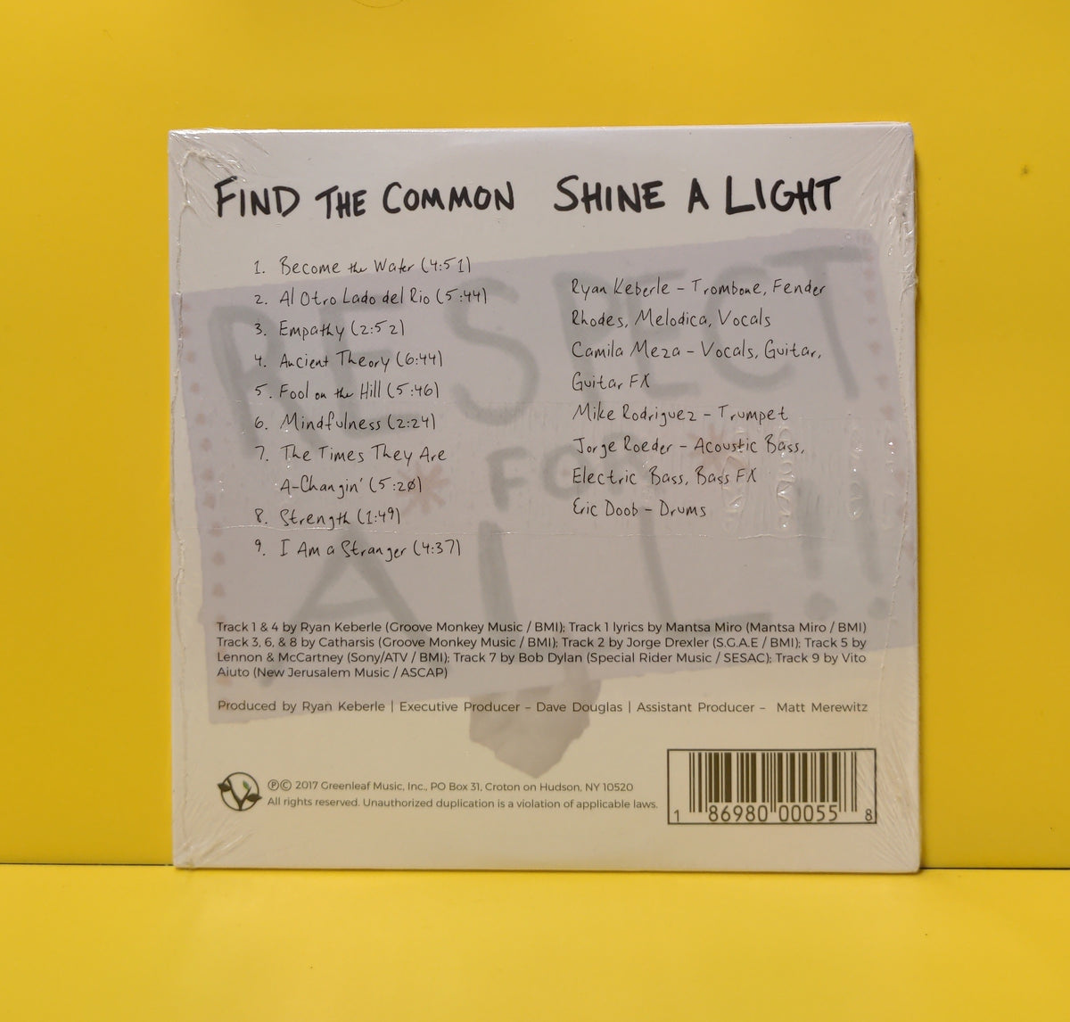 Ryan Keberle & Catharsis - Find The Common, Shine A Light - 2017 - GRE-CD-1055 New - Sealed - CDs