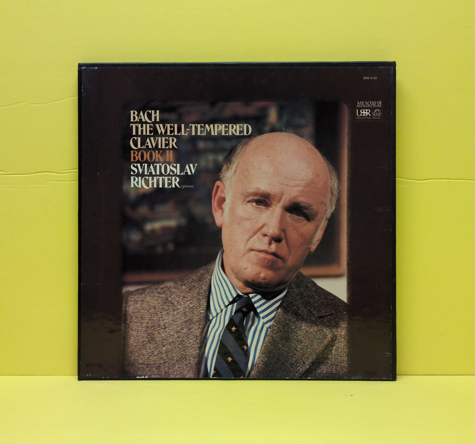 Bach, Sviatoslav Richter - The Well-Tempered Clavier, Book II - 1974 - SRC-4120 Used - VG++ - Vinyl - 3xLP Box Set
