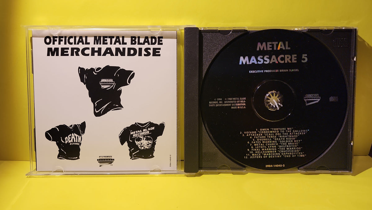 Various - Metal Massacre V - 1994 - 3984-14045-2 Used - EX - CDs