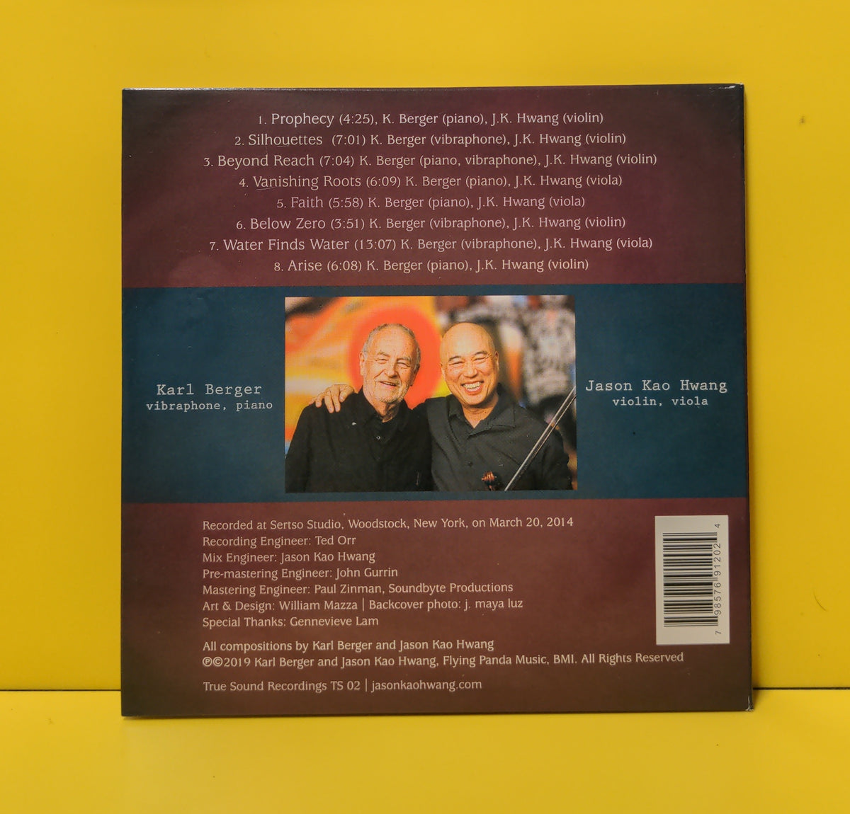Karl Berger, Jason Kao Hwang - Conjure - 2019 - TS02 Used - NM - CDs