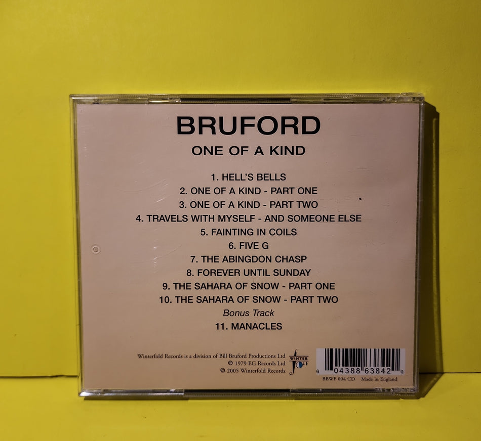 Bruford - One Of A Kind - 2005 - BBWF004CD Used - EX - CDs