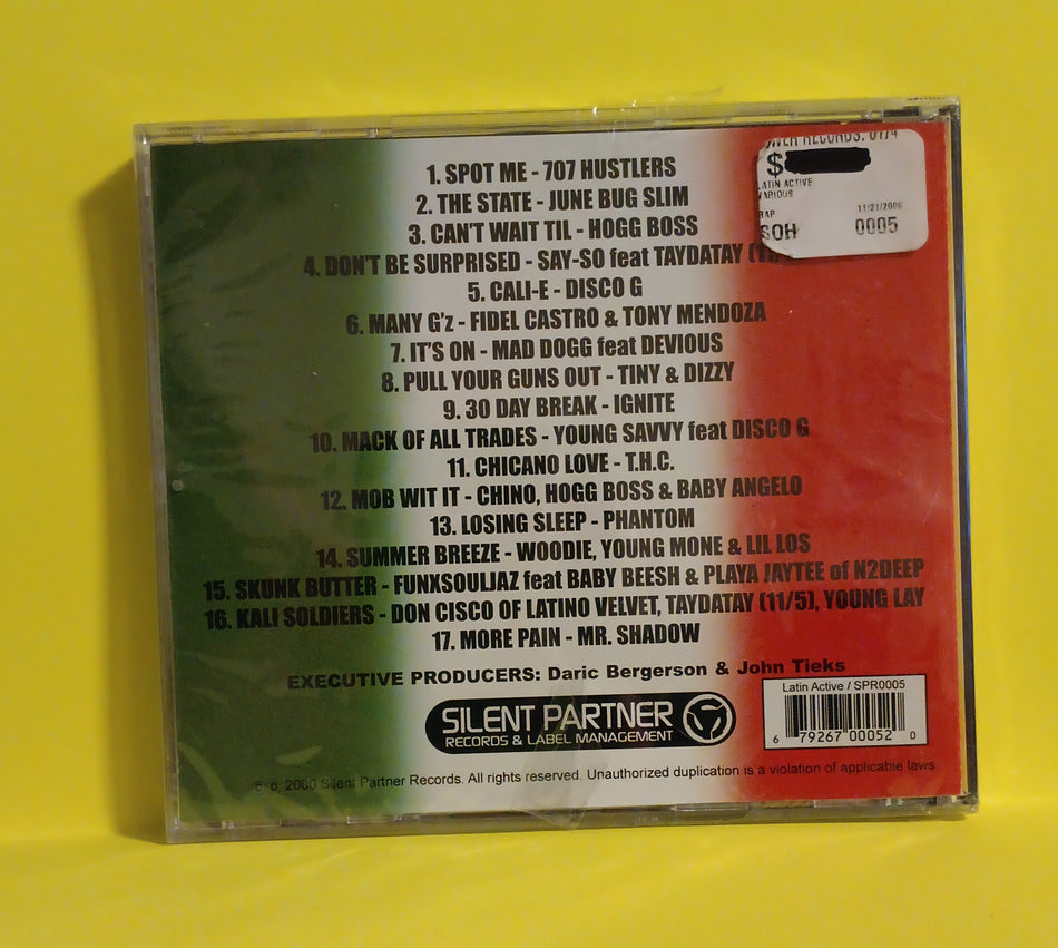 Various - Latin Active - 2000 - SPR0005 New - Sealed - CDs