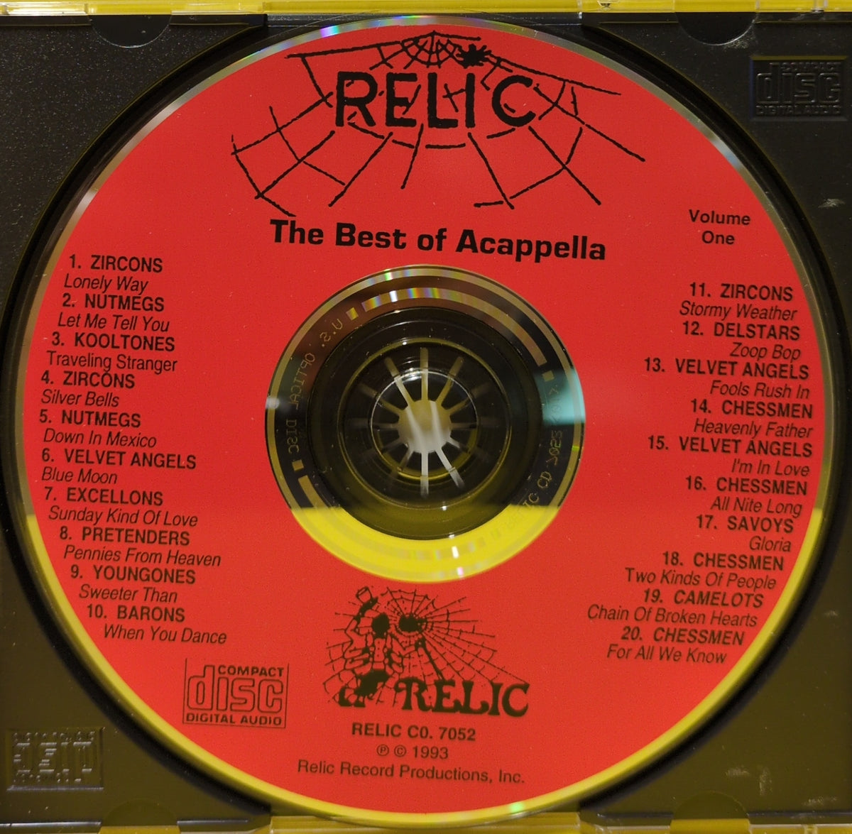 Various - The Best Of Acapella - 1993 - 7052 Used - EX - CDs