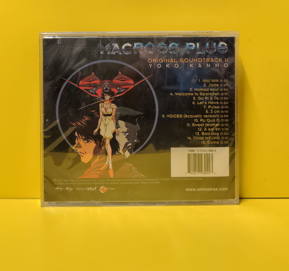 Yoko Kanno - Macross Plus Original Soundtrack II - 2001 - AT9304 New - Sealed - CDs