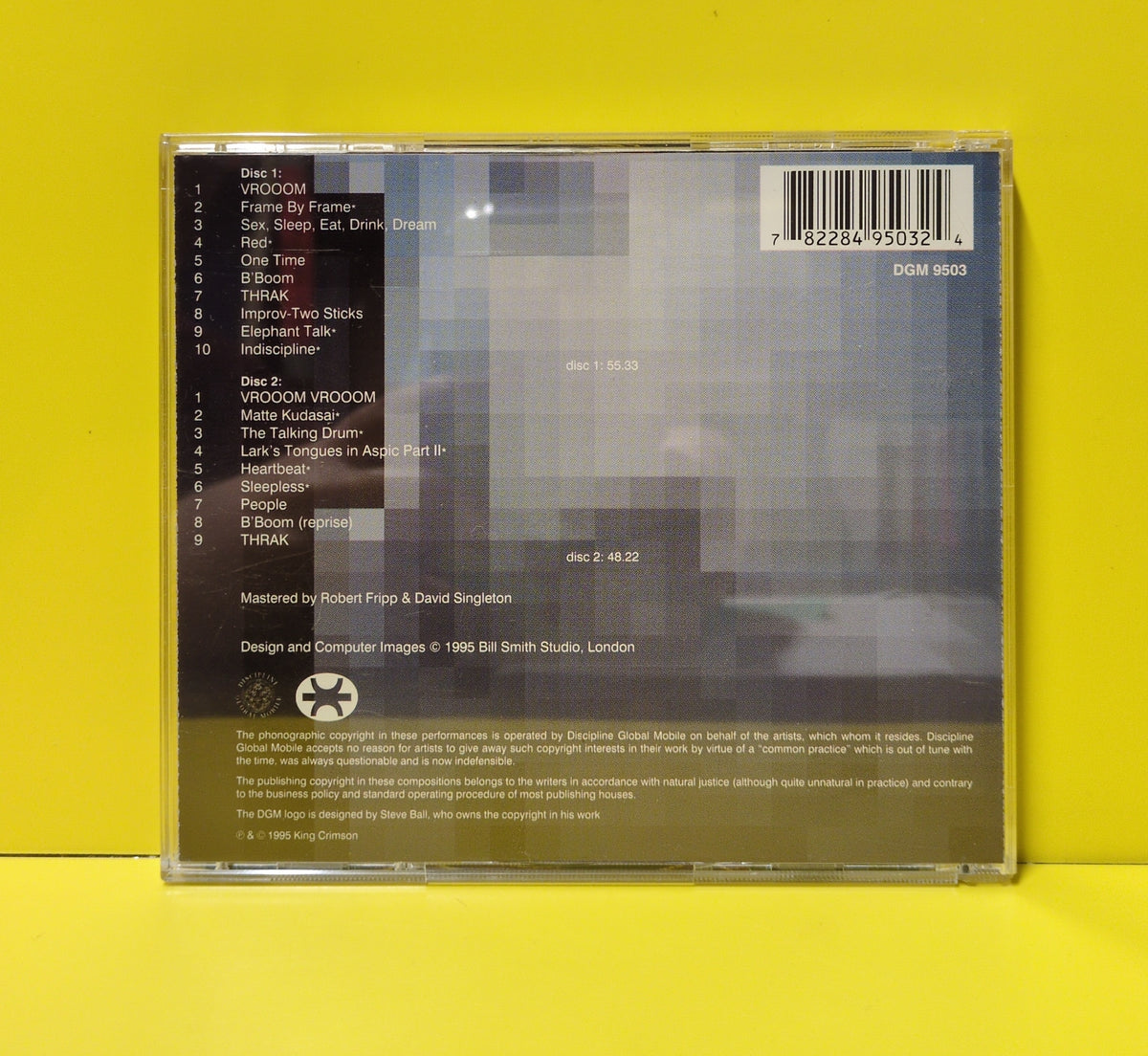 King Crimson - B'Boom (Official Bootleg - Live In Argentina) - 1995 - DGM 9503 Used - VG++ - 2xCD