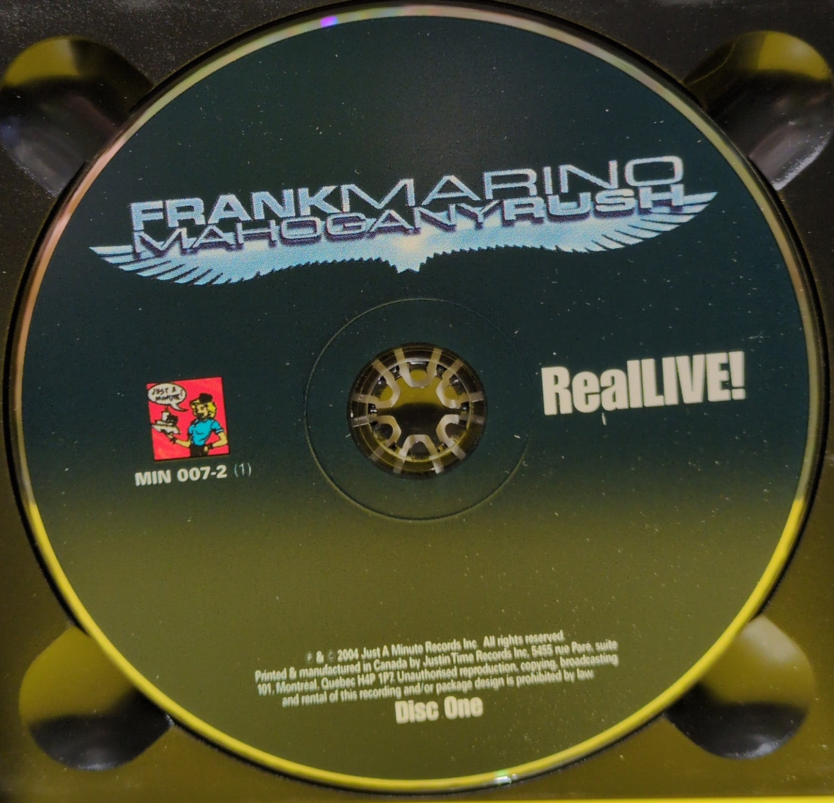 Frank Marino & Mahogany Rush - Real Live! - 2004 - MIN 007-2 Used - EX - 2xCD
