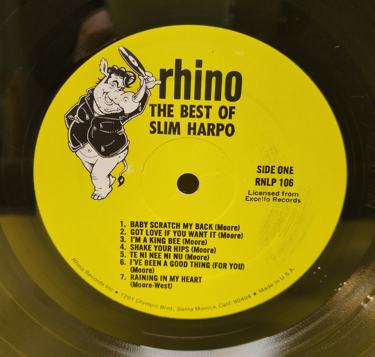 Slim Harpo - The Best Of Slim Harpo - The Original King Bee - 1983 - RNLP 106 Used - VG++ - Vinyl