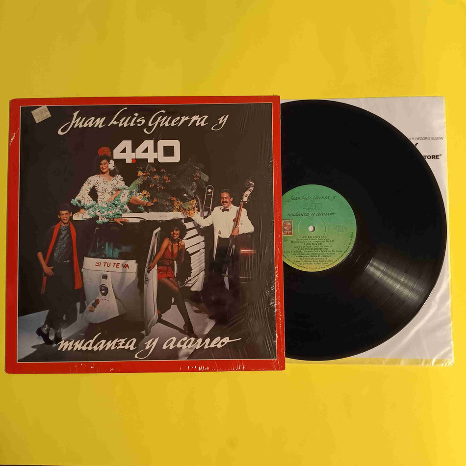 Juan Luis Guerra y 4.40 - Mudanza y Acarreo Dominican Rep Merengue - 1985 - K-91 Used - VG++ - Vinyl