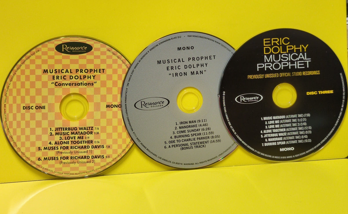 Eric Dolphy - Musical Prophet: The Expanded 1963 New York Studio Sessions - 2019 - HCD-2035 Used - EX - 3xCD