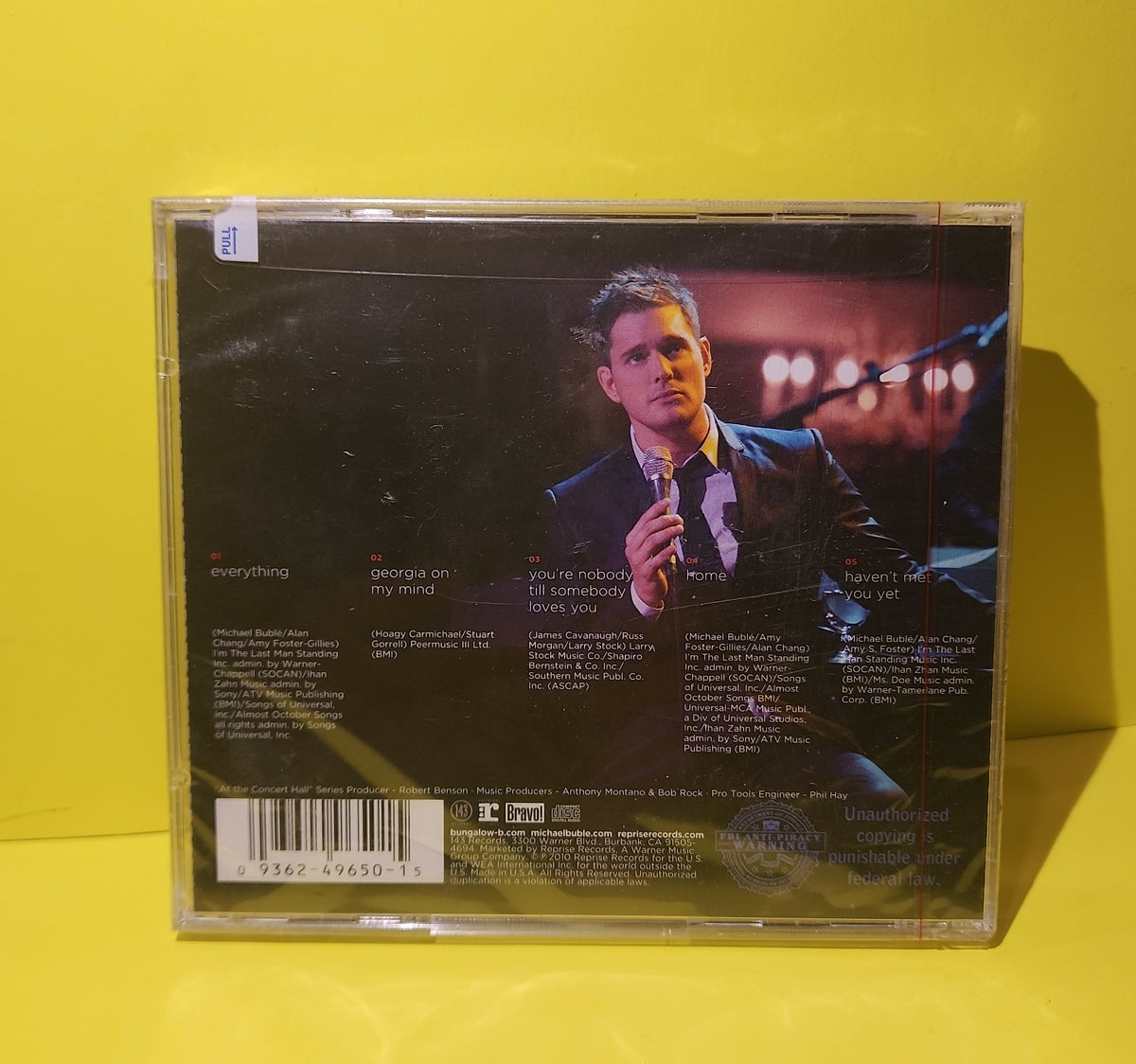 Michael Bublé - Michael Bublé At The Concert Hall - 2010 - 524663-2 New - Sealed - CDs