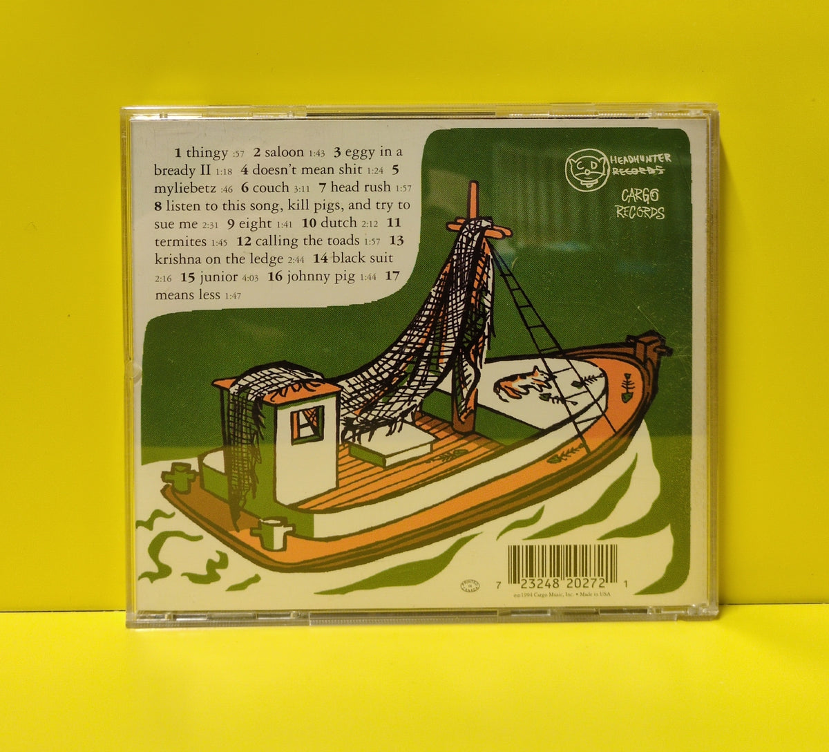 Heavy Vegetable - The Amazing Undersea Adventures Of Aqua Kitty And Friends - 1994 - hed-027 Used - EX - CDs - Green CD