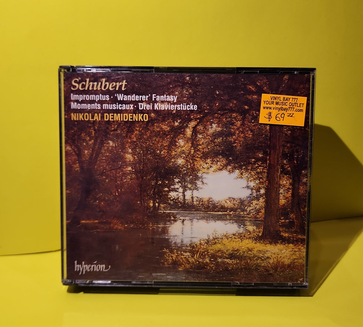 Franz Schubert, Nikolai Demidenko - Impromptus • Wanderer Fantasy • Moments Musicaux • Drei Klavierstücke - 1996 - CDA67091/2 Used - NM - CDs