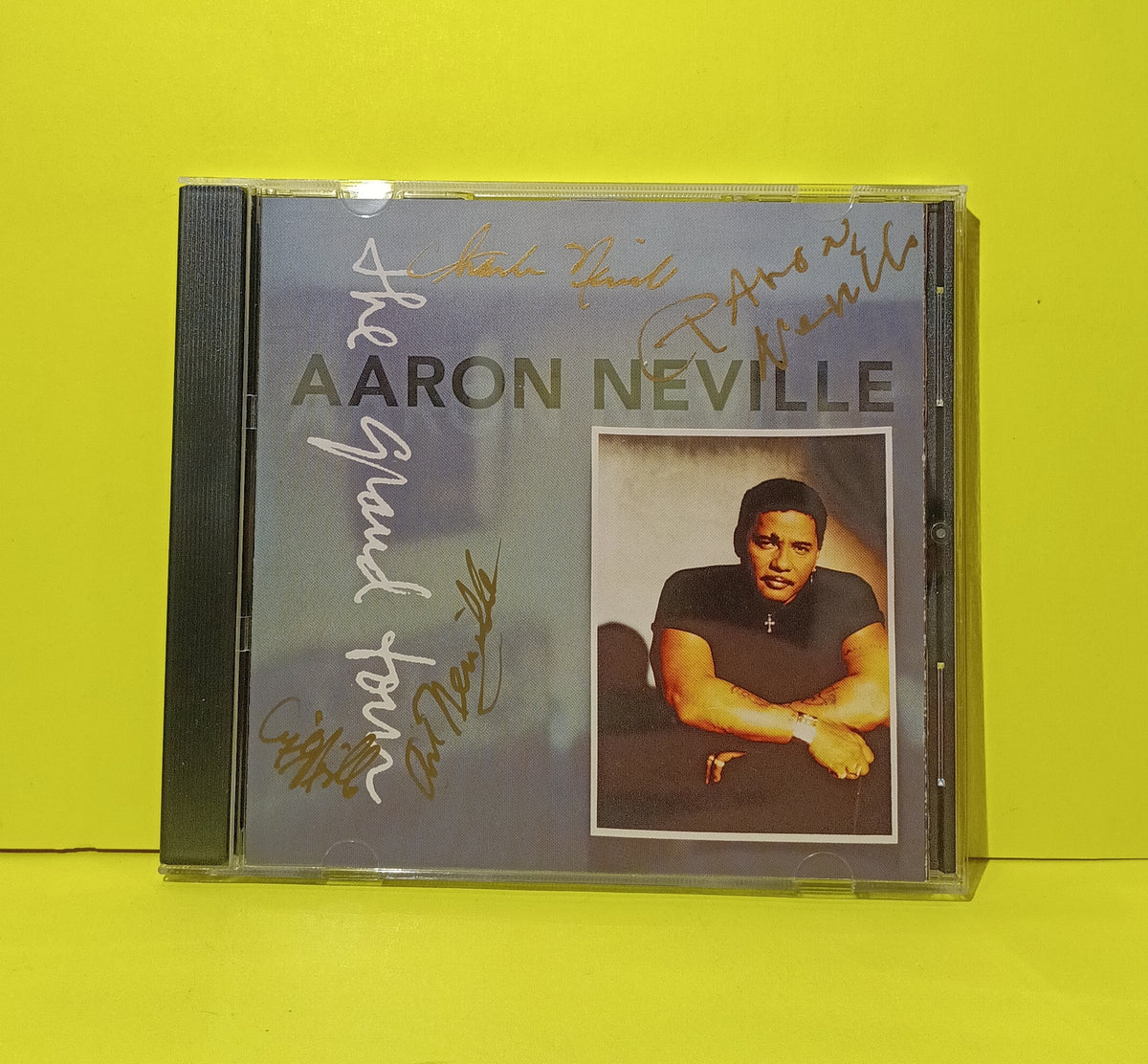 Aaron Neville - The Grand Tour AUTOGRAPHED CD - 1993 - 31454 0086 2 Used - EX - CDs
