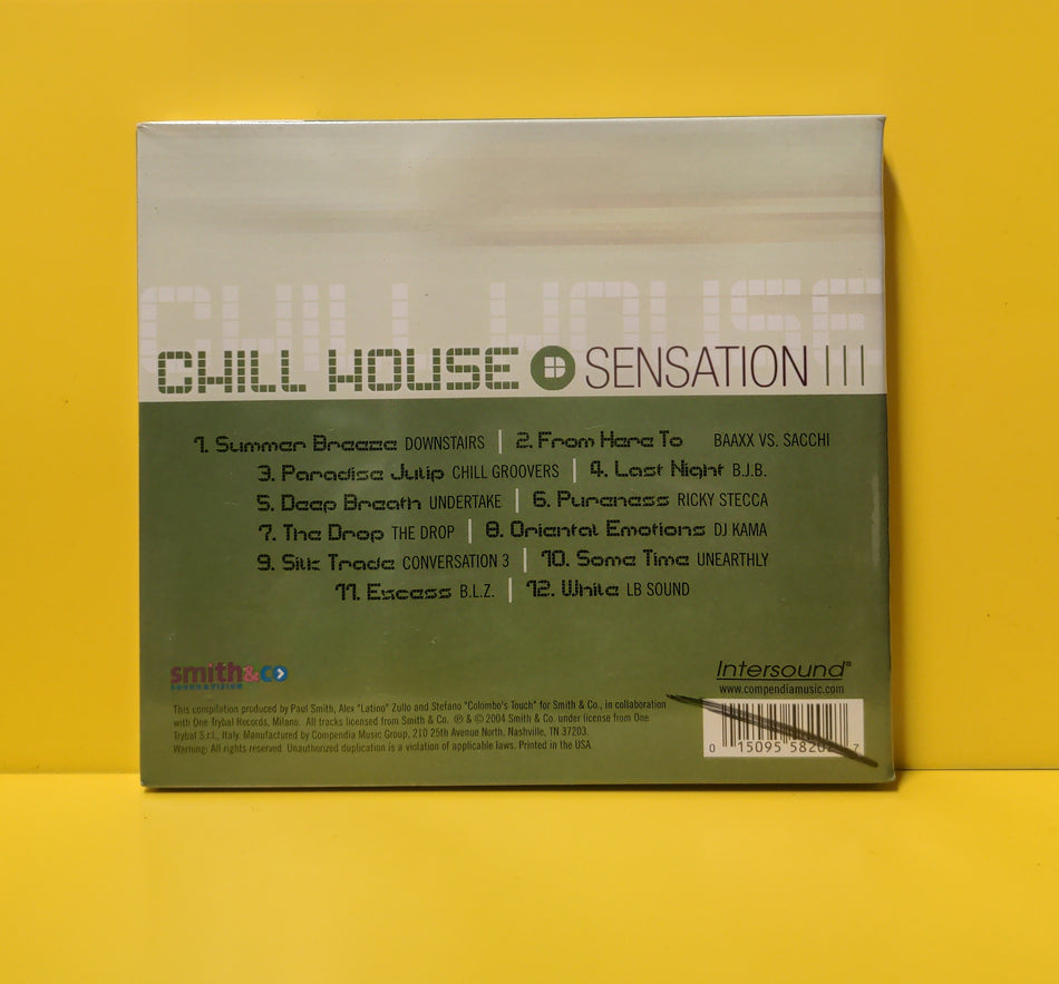 Various  - Chill House Sensation Milan  - 2004 - 5820 New - Sealed - CDs