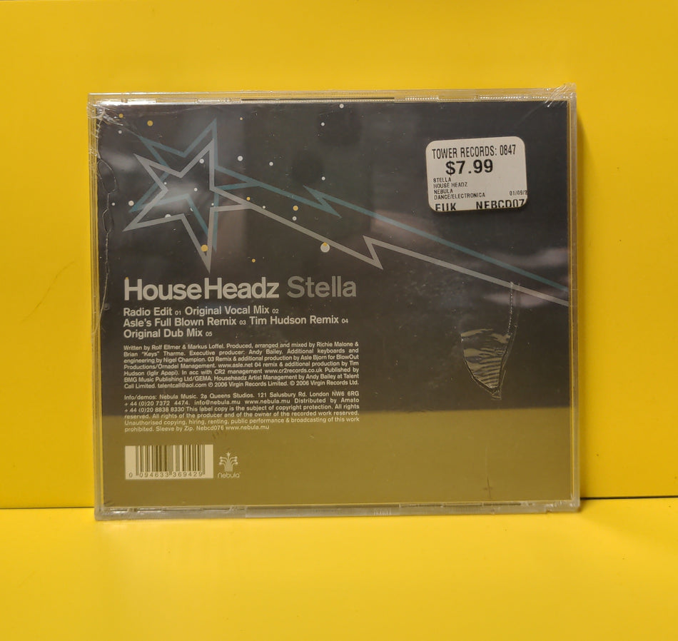 House Headz - Stella - 2006 - NEBCD076 New - Sealed - CDs