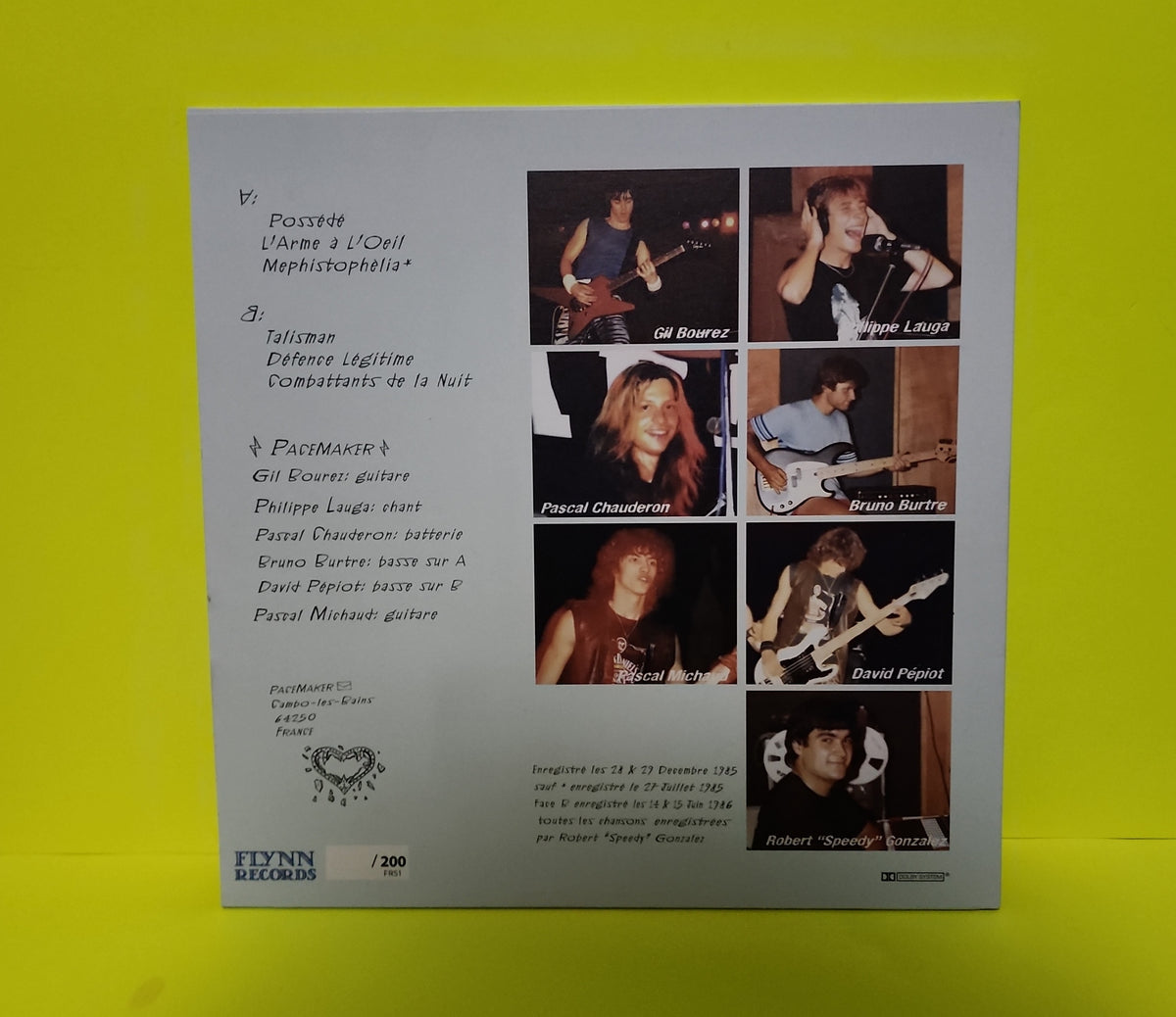 Pacemaker - Demo 1986 (Italy Unnumbered Promo) - 2024 - FR51 New - NM - Vinyl
